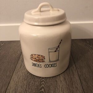 Rae Dunn Santa Cookies Artisan Collection cookie jar
